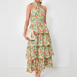 Hyacinth House Jenny Multi Floral Halterneck Dress Tuckernuck